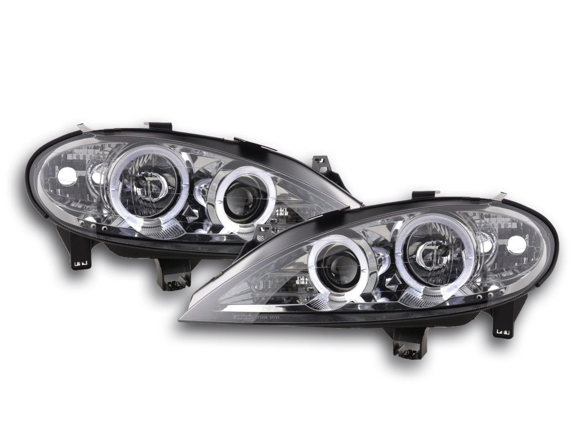 Scheinwerfer Set Renault Megane 1 3/5-trg. 99-02 chrom Scheinwerfer Set Renault Megane 1 3/5-trg. 99-02 chrom